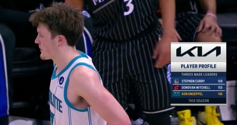 开云登录网址入口-前途无量！本赛季三分球命中数 克尼佩尔146第三 库里&amp;米切尔前二